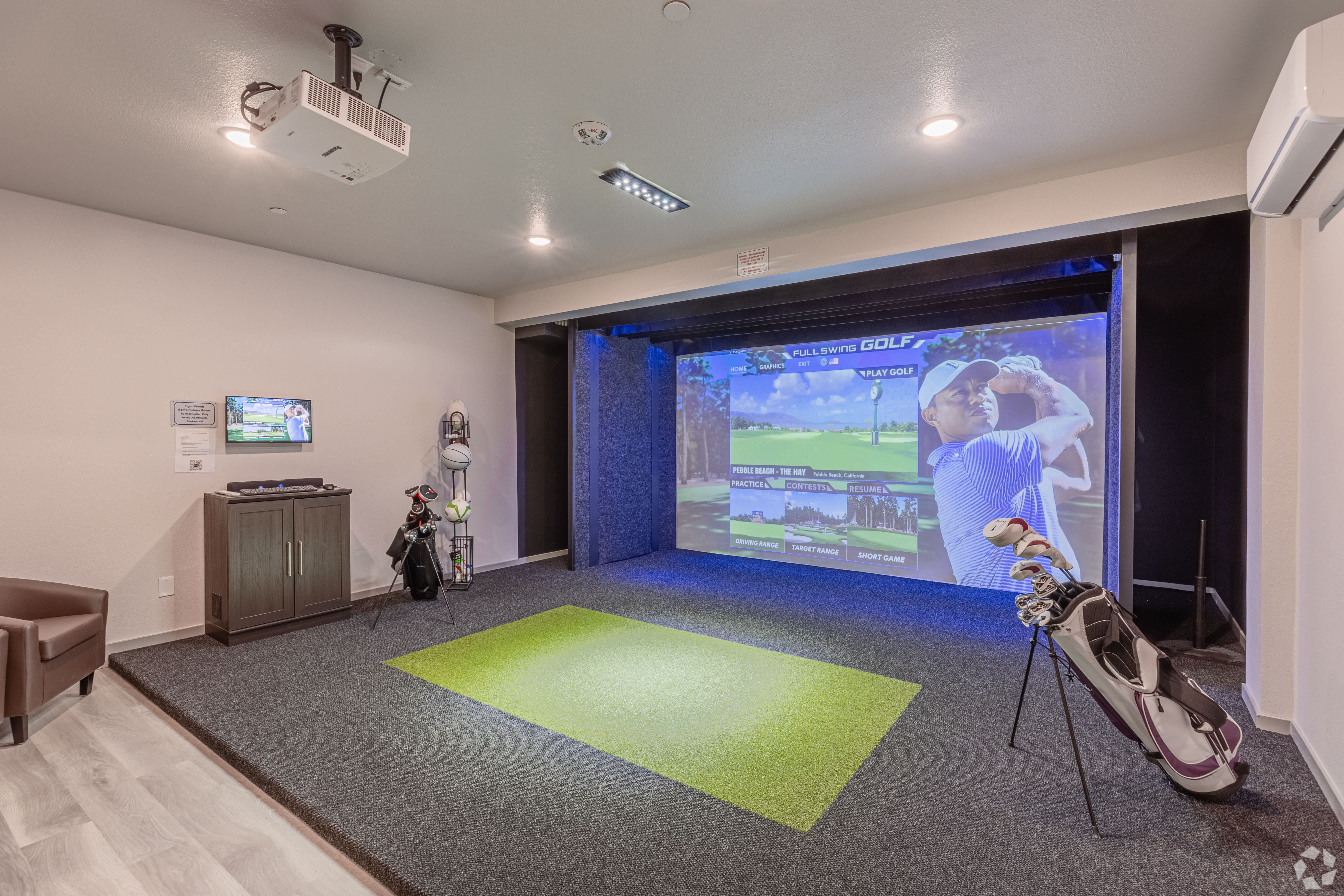 Golf Simulator & Media Room